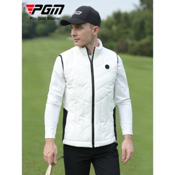 PGM 高爾夫馬甲男士棉服外套坎肩保暖背心秋冬季服裝男裝衣服服飾