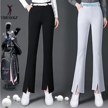 高爾夫速幹球褲女士春夏褲子顯瘦運動九分褲golf女褲秋冬大碼長褲