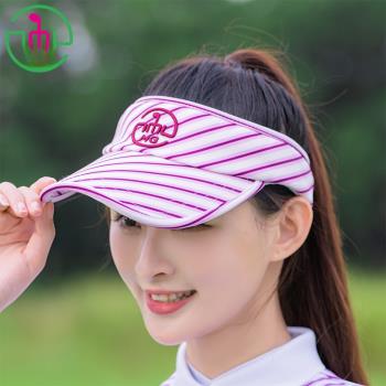 MEETGOLF高爾夫女士運動球帽無頂帽子遮陽帽網球帽防曬