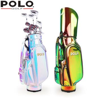 POLO高爾夫球包女士炫彩時尚標準球包防水球桿包 golf旅行球包袋