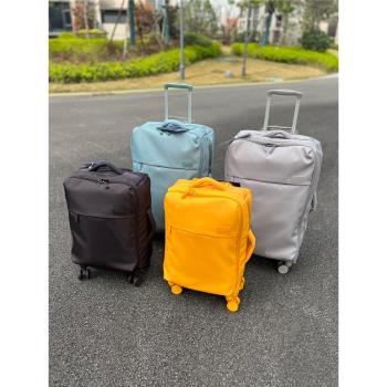僅1.9kg出口日單超輕牛津布拉桿箱20寸登機箱靜音萬向輪24旅行箱