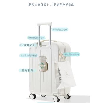 大容量學生22寸耐用密碼行李箱