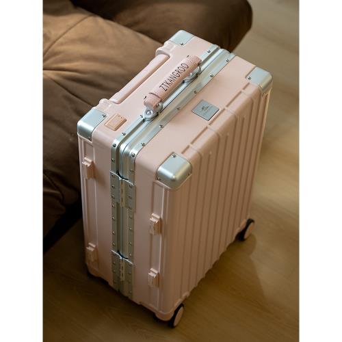 ZTKANGROO行李箱多功能新款旅行箱杯架靜音萬向輪拉桿箱學生男女