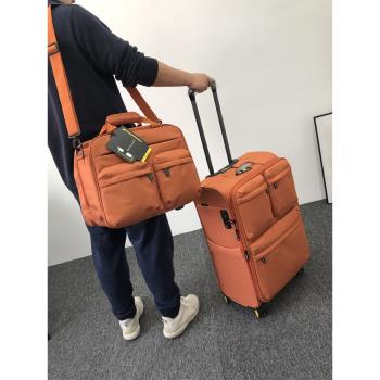 牛津布超輕拉桿箱20寸萬向輪帆布行李箱24登機旅行密碼旅行箱包28