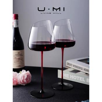 (免運)紅桿酒具歐式意水晶玻璃裝創