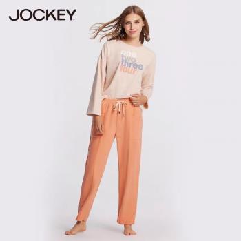 JOCKEY搖粒絨長袖長褲套裝家居服