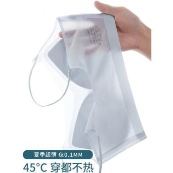 維多利亞超薄款涼感內衣女大胸顯小聚攏無痕隱形胸罩無鋼圈文胸