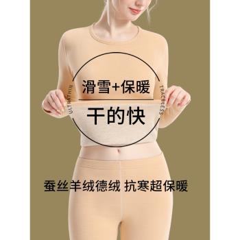 滑雪速幹德絨女37度恆溫保暖內衣