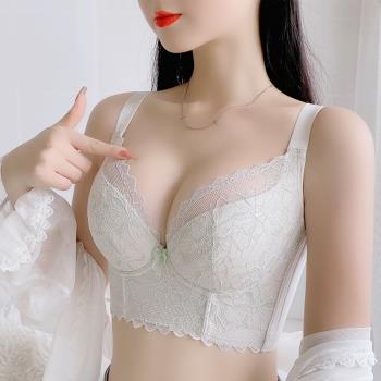 美容院塑形蕾絲大碼軟鋼圈內衣