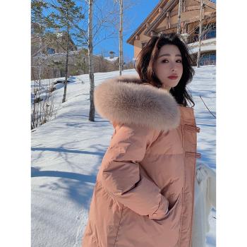 中長款超好看時尚高階感羽絨服