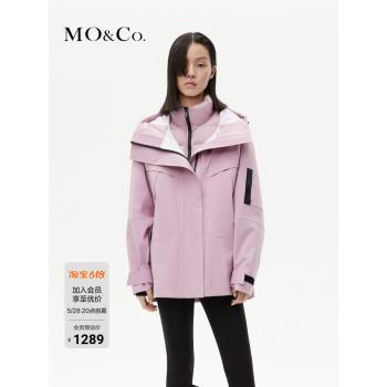 90%防水透濕可拆內膽能風珂羽絨
