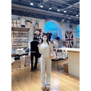 lulu修身短款保暖外套輕薄羽絨服