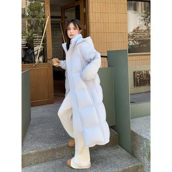 veeeree超長款連帽韓版羽絨服