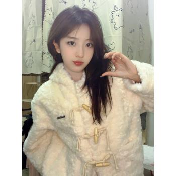 毛毛絨高級感女冬季仿皮草外套