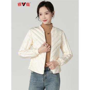 雅鹿羽絨服內膽女輕薄修身打底內搭貼身保暖馬甲媽媽裝2024新款冬