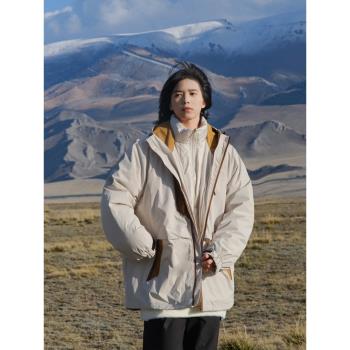 防風防水特氟龍保暖外套羽絨服