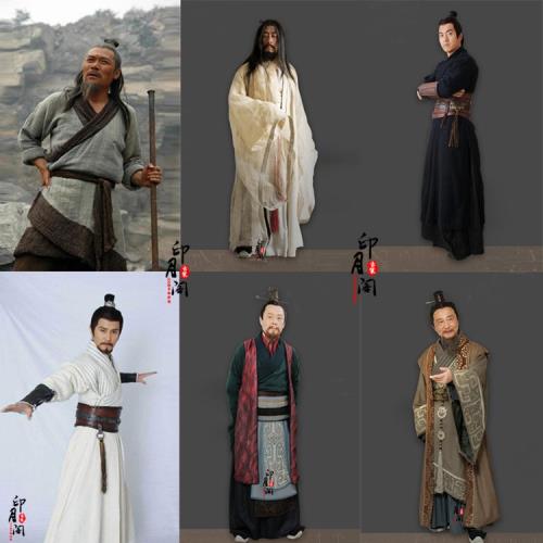影視古裝劇組群演古裝男漢服古裝將軍便裝大臣服配角富商棉麻武俠|民族服裝/舞台裝|ETMall東森購物網