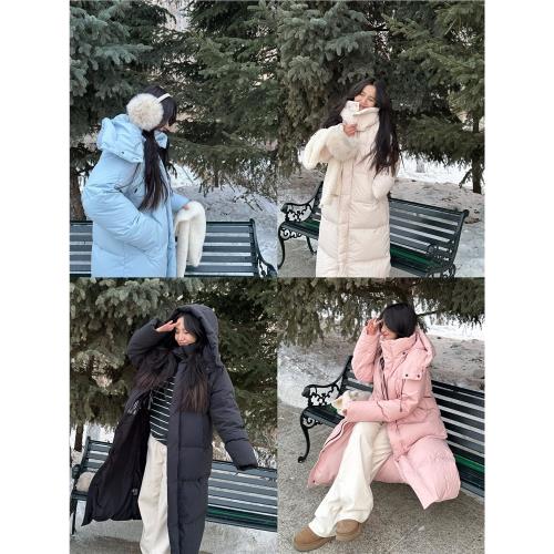 2025東北哈爾濱加厚抗寒羽絨服90白鴨絨哈爾濱本地實體店冬季加厚