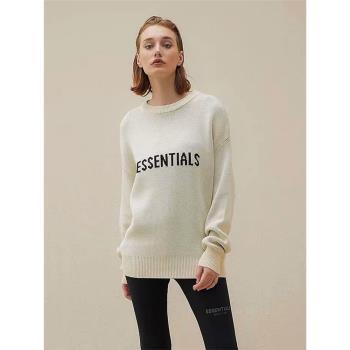 essentials FW20圓領復線毛衣