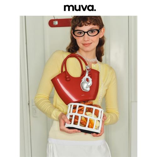 MUVA包包女款2024夏天斜挎小包單肩手提包精致通勤外出7.23新品