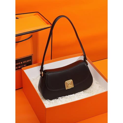 2025新款輕奢時尚法式腋下包小眾品牌百搭通勤法棍包單肩斜挎包女