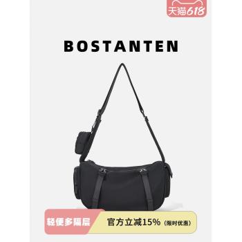 波斯丹頓單肩斜挎包男女大容量運動健身休閑旅行工裝機能郵差包潮