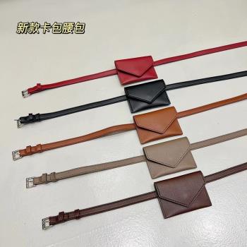 包包女式2024新款mini小腰包女高級感精緻時尚迷你裝飾腰帶掛包女