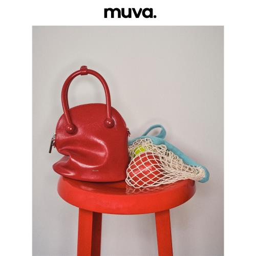 muva原創手提包包女式2024新款斜挎單肩通勤逛街真皮手袋6.1新品
