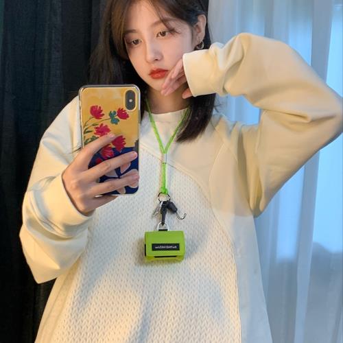 theMADHATcher「矩形徽標」AirPods Pro掛繩耳機包3代保護套