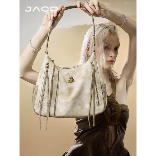 JACD【廢土千金】通勤托特包女新款秋冬包包女款大容量單肩斜挎包