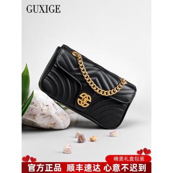 女款名牌真皮法式小眾奢侈品包包
