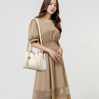 品牌真皮手提包女士包包女2024新款女包媽媽包斜挎包大容量大氣