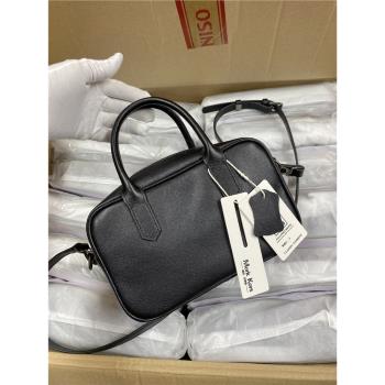 吊牌價600+~撤櫃單特價進口頭層植鞣牛皮小眾品牌平替款保齡球包