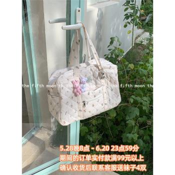 可愛絎縫大容量收納幼兒園旅行包