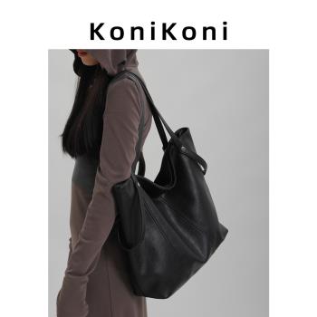 KoniKoni真皮小眾高階感托特包