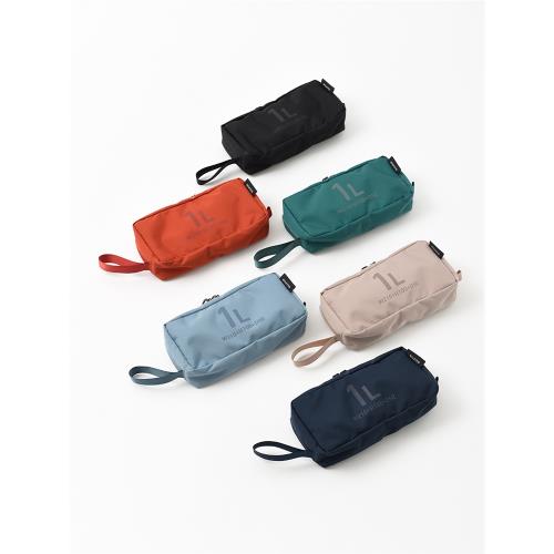 日本milesto旅行收納包簡約手拿包尼龍布防水可放電源數據線雜物