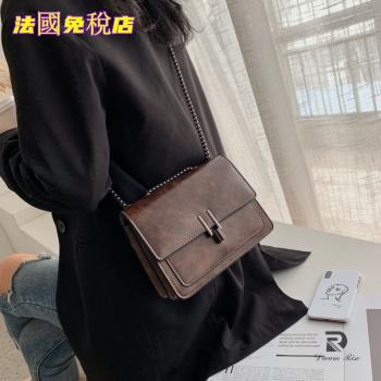 MKBM法國名牌真皮簡約復古女包