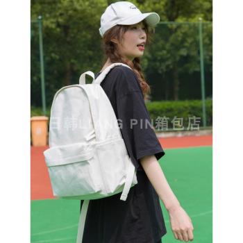 日本無印帆布小眾休閑雙肩揹包