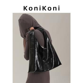 KoniKoni真皮高階感腋下托特包