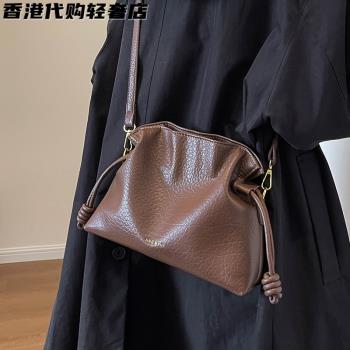 MKBM法國高階抽繩復古真皮女包