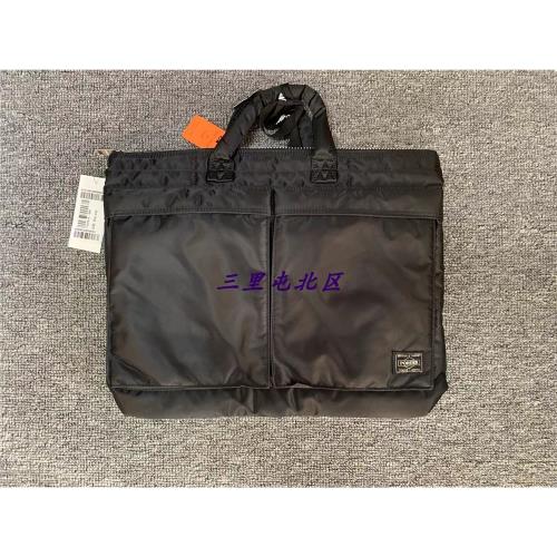 三里屯北區【現貨】一針入魂PORTER吉田包TANKER黑色尼龍手提包