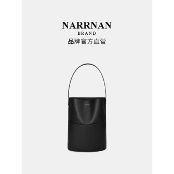 NARRNAN奢牌INS風女包 軟皮多色荔枝紋tote超大容量神仙托特包女