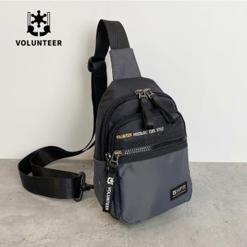 volunteer男女休閑小胸包迷你夏季運動多功能輕便斜跨單肩手機包2