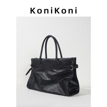 KoniKoni真皮小眾高階感托特包
