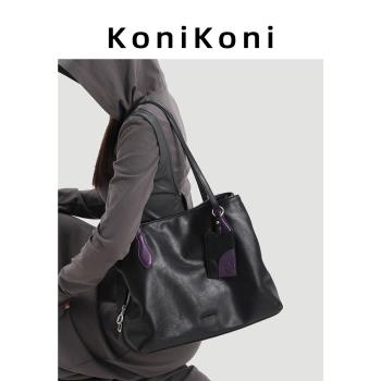 KoniKoni真皮小眾高階通勤托特包
