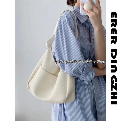 【やさ】小眾包女單肩包百搭大容量手提包學生上課托特包通勤大包