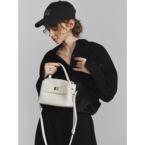 avalea葳里 軟牛皮手提包小號 小眾設計百搭單肩包斜挎女包F163