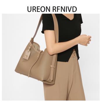 Ureon Rfnivd真皮時尚百搭托特包