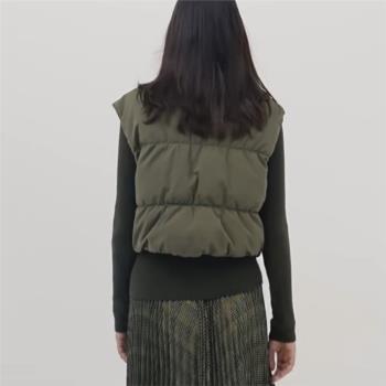 官方合作款短背心夾克馬甲羽絨