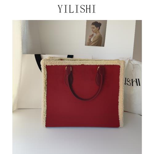 冬新款婚包紅色包包大容量托特包大包女單肩手提子母結婚婚禮新娘